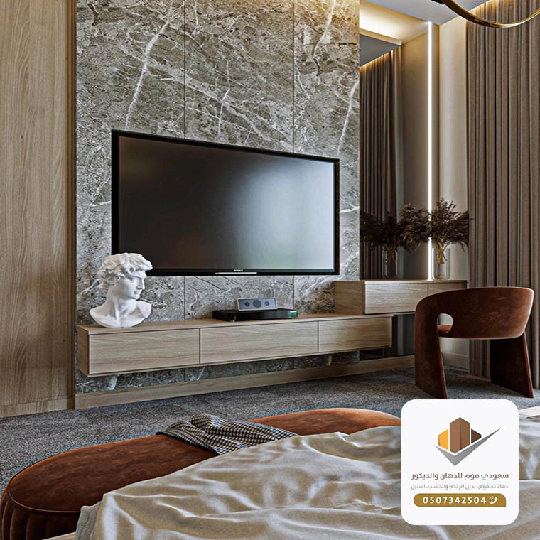 ديكورات شاشات بديل الرخام