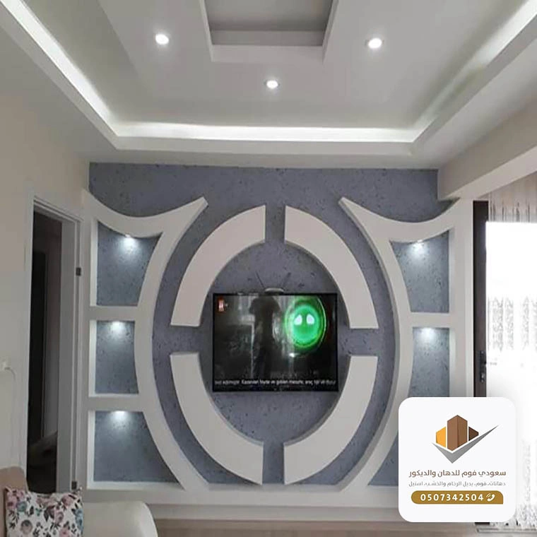 احدث ديكورات شاشات جبس