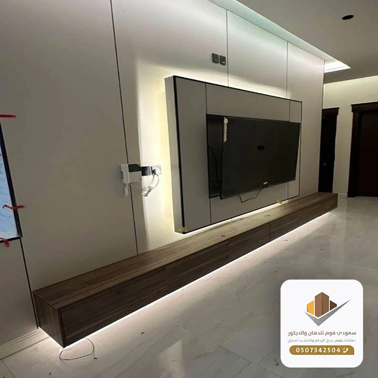 ديكور شاشات معلقة جدة