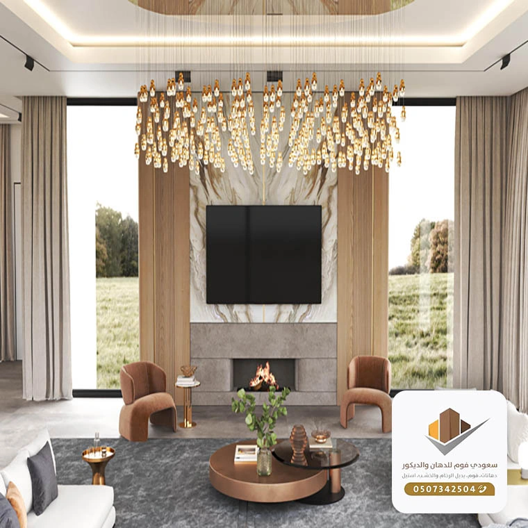تركيب ديكور شاشات تلفزيون جدة