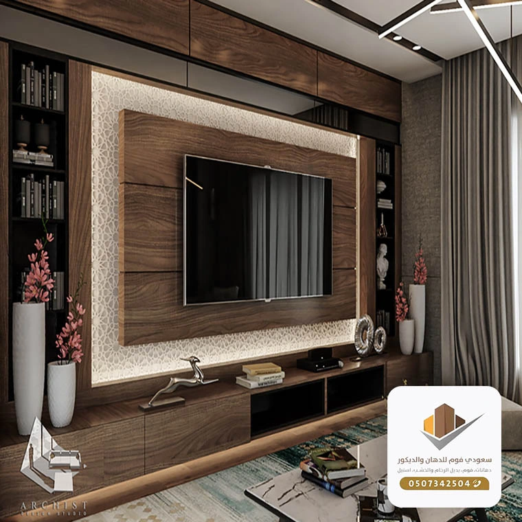 تركيب بيت شاشة خشب