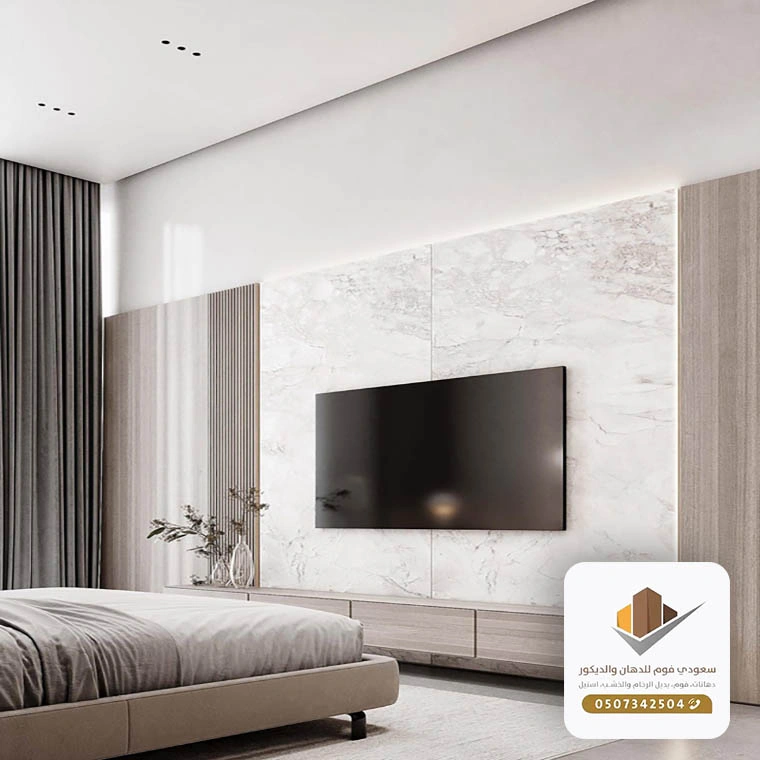 ديكورات شاشات بديل الرخام