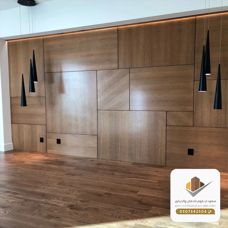 تصميم وتنفيذ ديكورات خشبية جدة