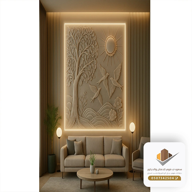 ديكور حفر خشب جديد جدة