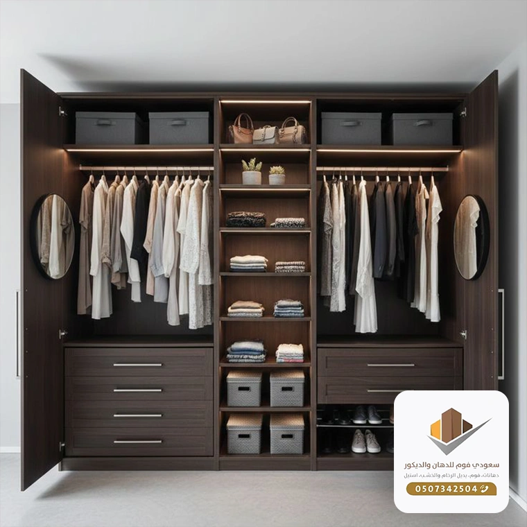 تفصيل خزائن ملابس جدة