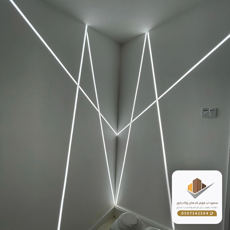 ديكورات كهرباء حوائط بجده