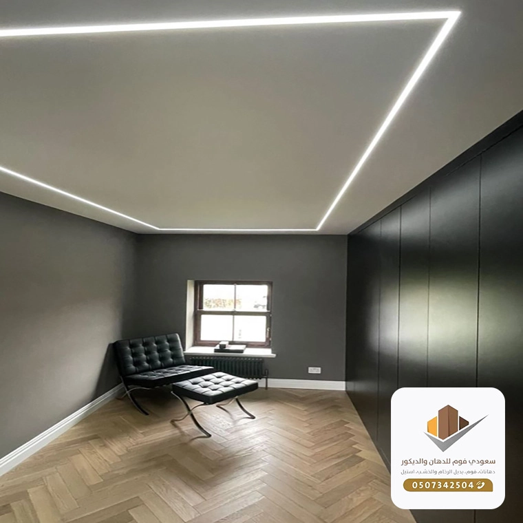 تصاميم ديكورات مع إضاءة مخفية 2026 جدة