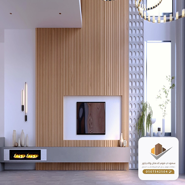 ديكور رفوف حائط بجده