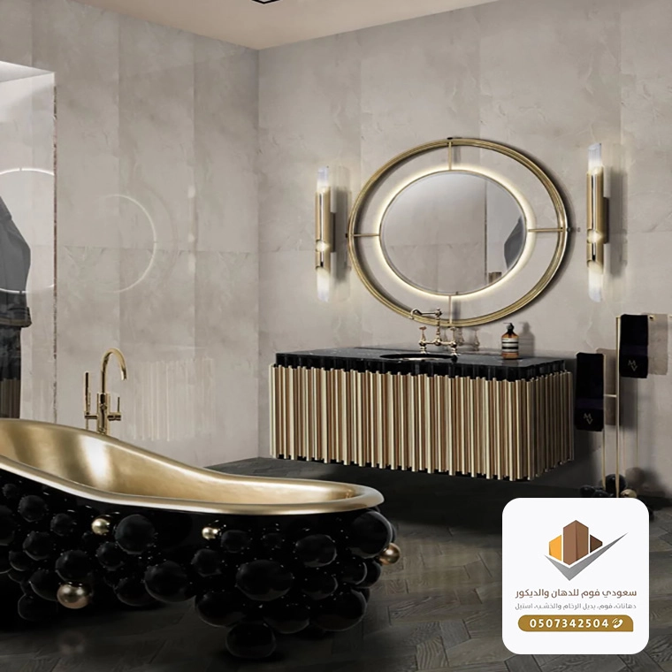 تركيب رفوف مع مرايا بجده