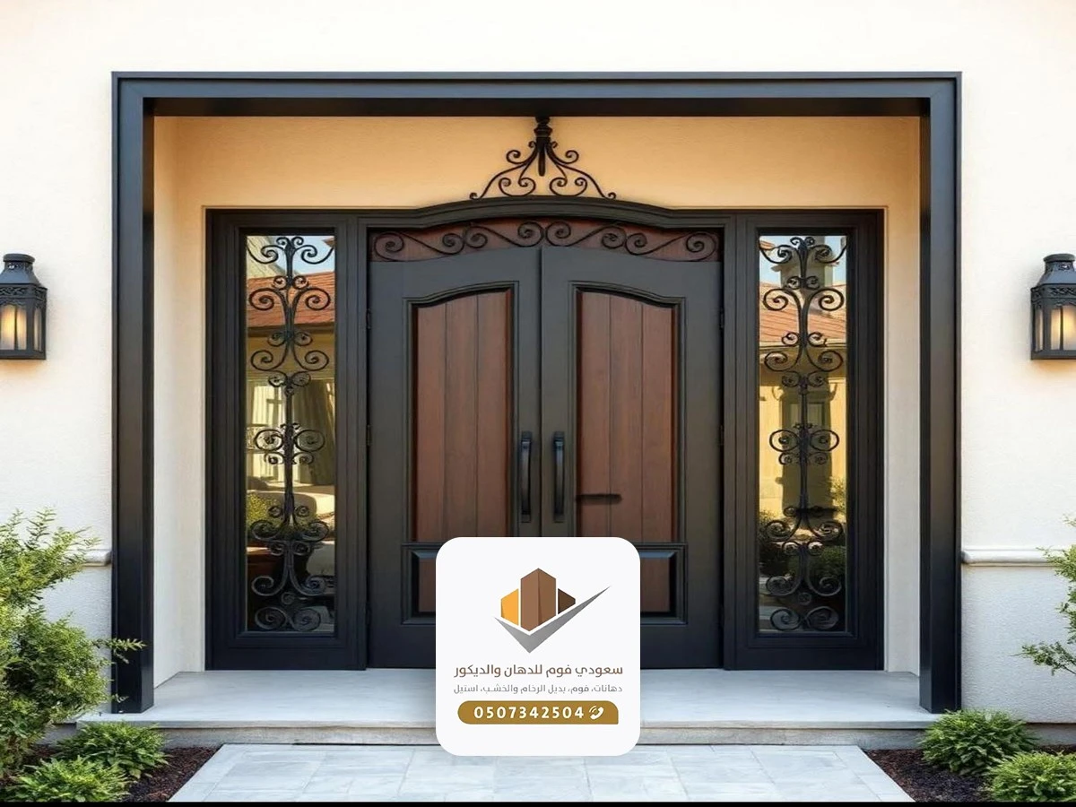 تفصيل أبواب خشب جدة