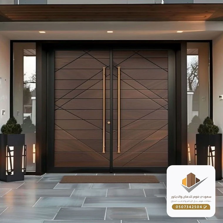 تلبيس ابواب قديمه بديل الخشب جدة