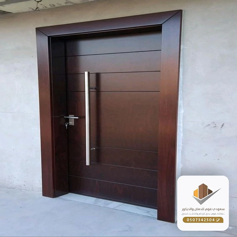 تلبيس باب بديل خشب جدة