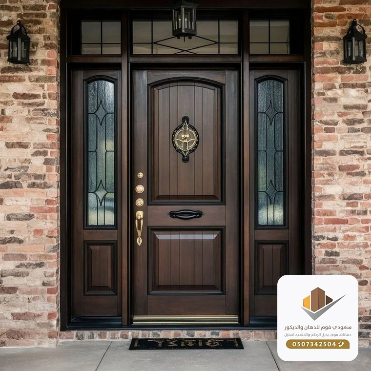 تلبيس الأبواب الخارجية wpc